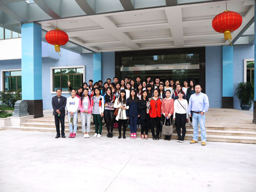 44 học sinh của Shunde trường cao đẳng bách khoa đã đến thăm và học tập tại Lanson 